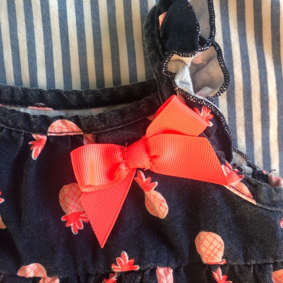 Carters 9M Pineapple Dress with Bonus Organic Onsi - Picture 5 of 10